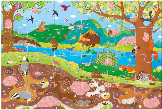 Παιδικό Puzzle Upside Down 24pcs Ludattica