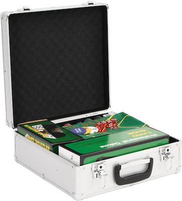 vidaXL Set von 600 nummerierten Pokerchips 4gr mit Filz