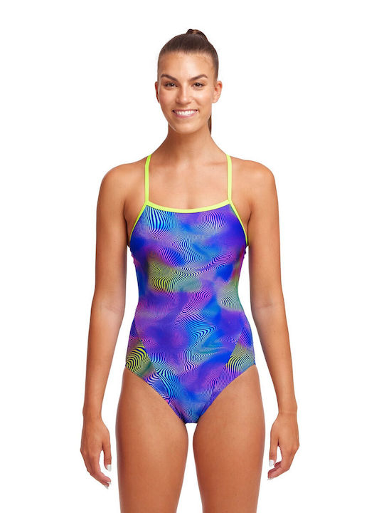 Funkita Badeanzug mit Offenem Rücken Screen Time