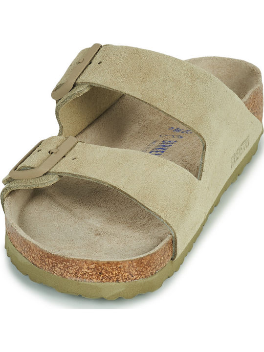 Arizona Sfb Δερμάτινα Ανδρικά Σανδάλια Faded Khaki Regular Fit