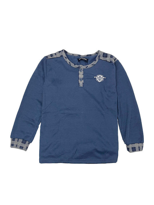 Ustyle Kids' Pajamas Winter Cotton Blue