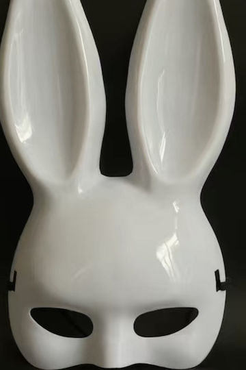 Tres Chic BDSM Maske in Weiß Farbe