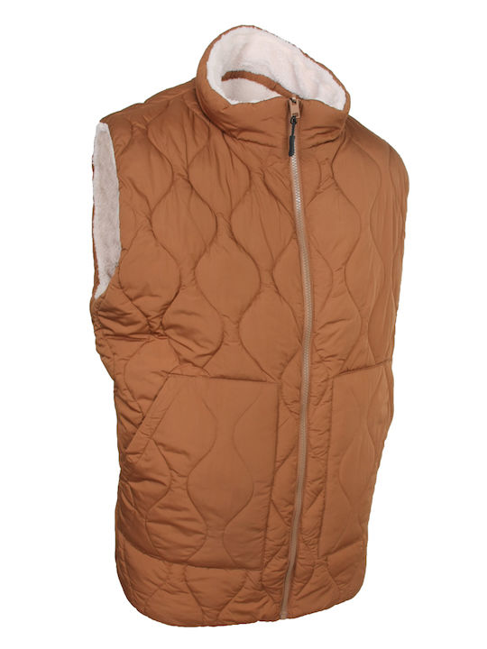 Jack & Jones Men's Sleeveless Jacket Tabac Brown