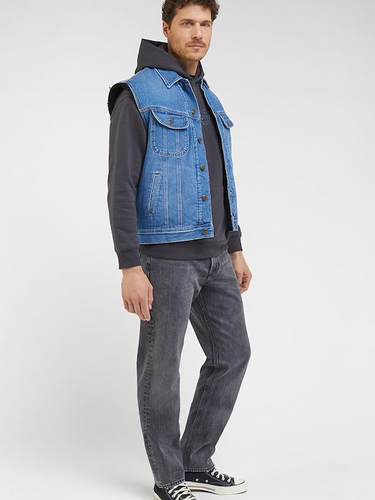 Lee West Herren Jeanshose in Relaxed Fit Thunder