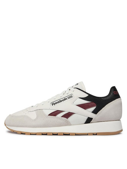 Classic Leather Ανδρικά Sneakers Λευκά