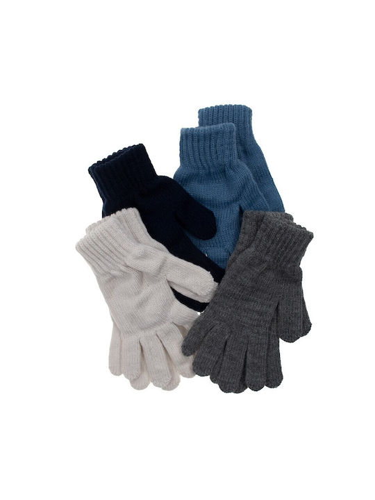 Kitti Kids Beanie Set with Scarf & Gloves Knitted Gray