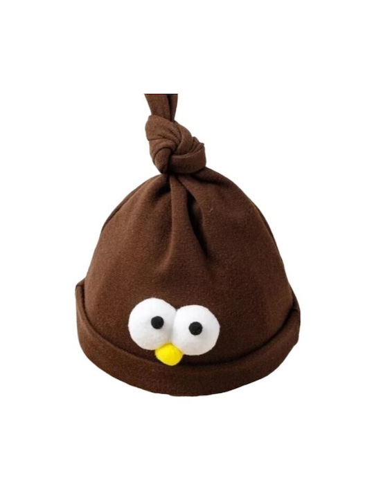 TakTakBaby Kids Beanie Fabric Brown