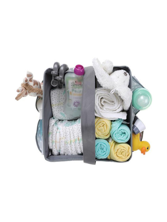 Dreambaby Kinderzimmer-Aufbewahrungskörbe Kosmetik Stars Grau