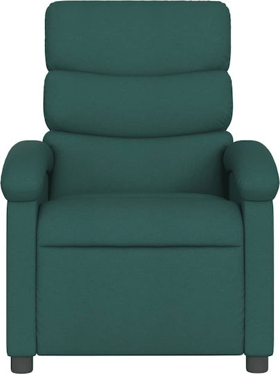 Фотьойл Relax С поставка за крака Dark Green 70x92x99.5см