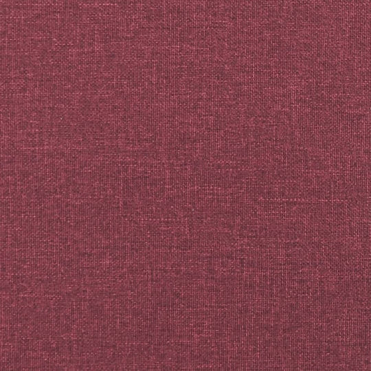 Πολυθρόνα με Υποπόδιο Μπορντό 70x92x99.5cm