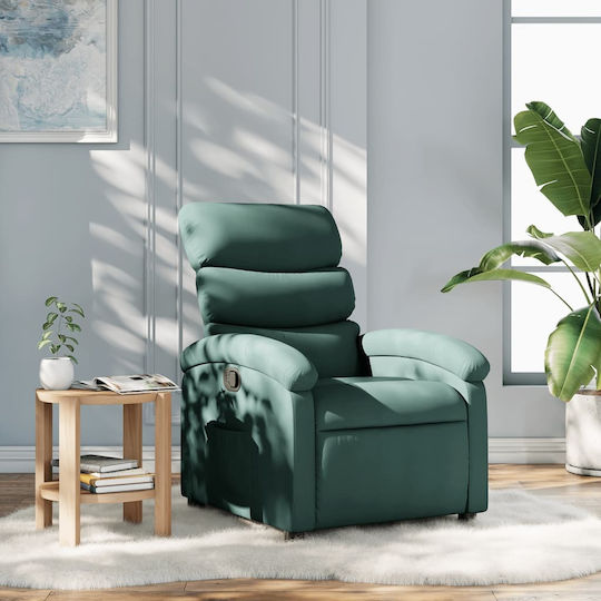 Фотьойл Relax С поставка за крака Dark Green 70x92x99.5см