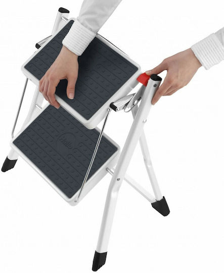 Hailo Step Ladder Plastic 2 Steps 45cm