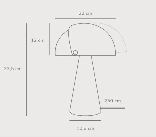Nordlux Lustră Decorativă cu Soclu pentru Bec E27 Gri