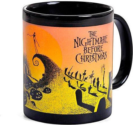 Pyramid International NBC - Nightmare Before Christmas (Graveyard Scene) Heat Changing Mug Wärmewechsel Becher Keramik Orange SCMG24622