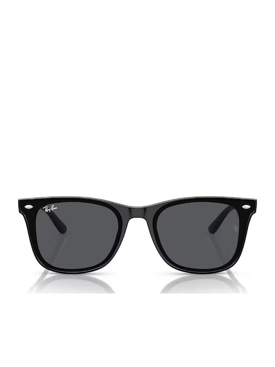 Ray Ban Унисекс Слънчеви Очилa с Черна Пластмасова Рамка и Черни Стъкла RB4420 601/87