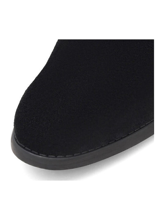 Damen Chelsea Stiefeletten Schwarz