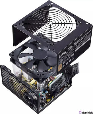 CoolerMaster Bulk 750W Computernetzteil Voll verkabelt 80 Plus Bronze