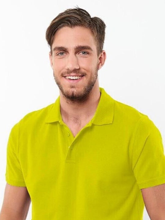 Polo Kurzarmbluse Lime