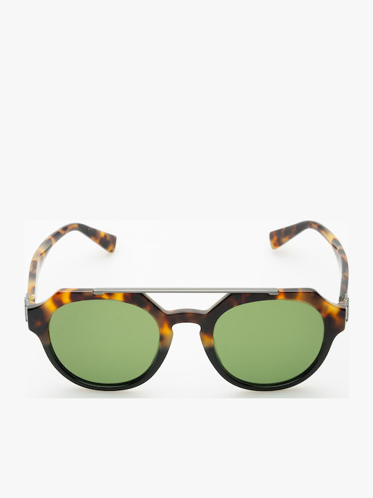 Dolce & Gabbana Men's Sunglasses with Brown Tartaruga Horn-Rimmed Frame and Brown Lenses DG4313 314352