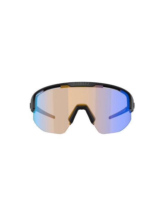 Bliz Nano Sunglasses with Black Plastic Frame and Multicolour Polarized Lens