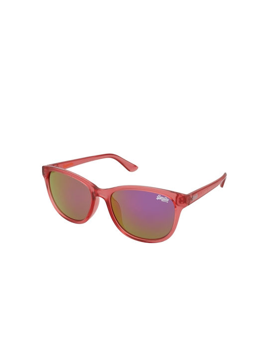 Superdry Lizzie Women's Sunglasses with Red Plastic Frame