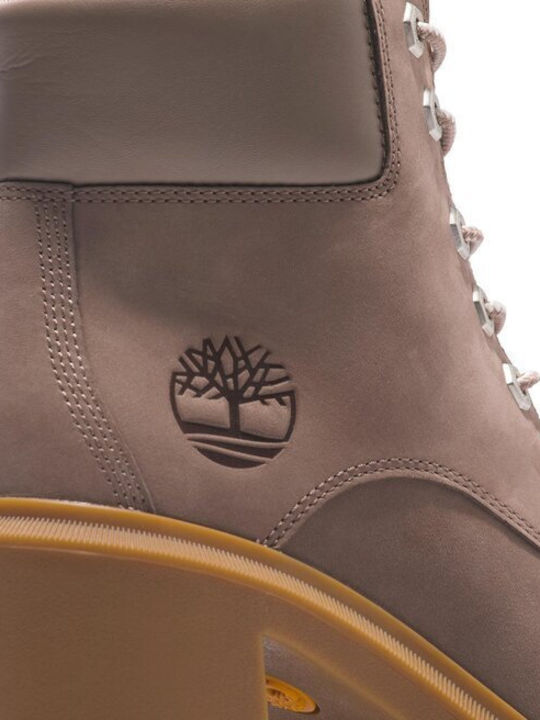 Timberland Allington Piele Cizme de gleznă pentru femei Bej