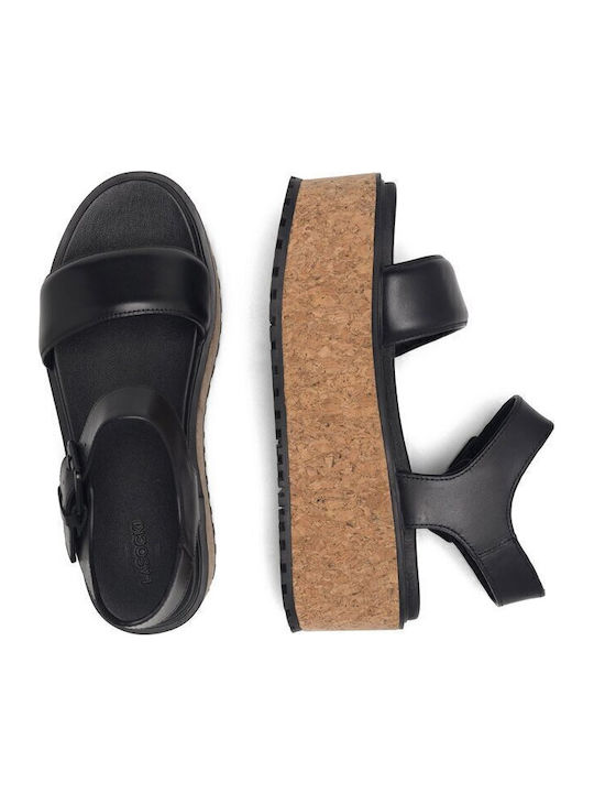 Sandale Casual Damă Negru