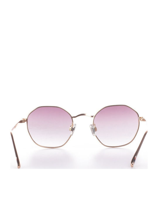 Superdry Vintage Script Women's Sunglasses with Black Metal Frame and Black Lens Y9710002A-6VC