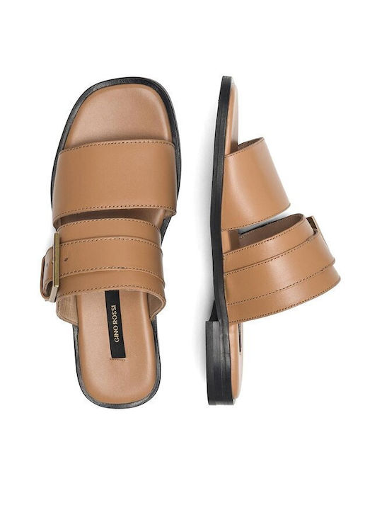 Damen Flache Sandalen in Braun Farbe