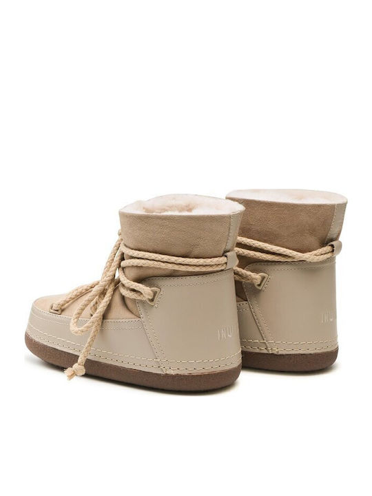 Damen-Schneestiefel Beige