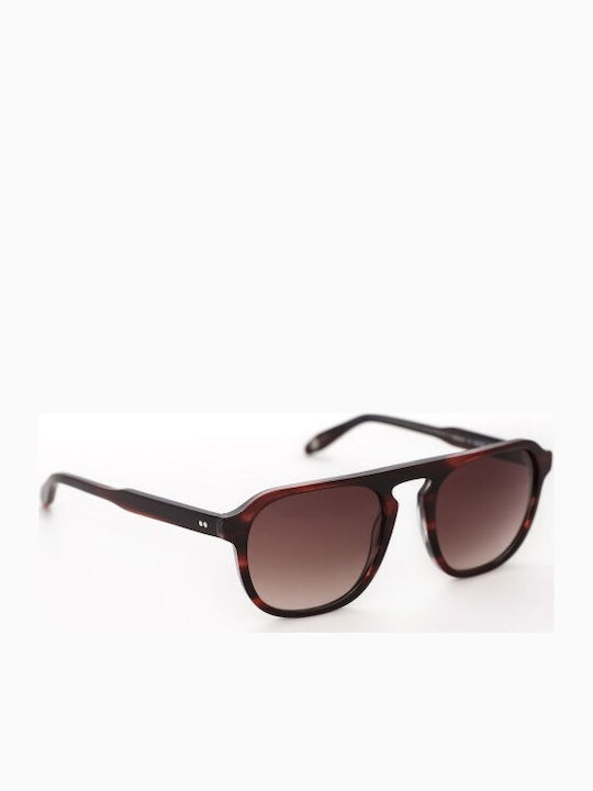 Oozoo Men's Sunglasses with Burgundy Tartaruga Plastic Frame OSG009-C5