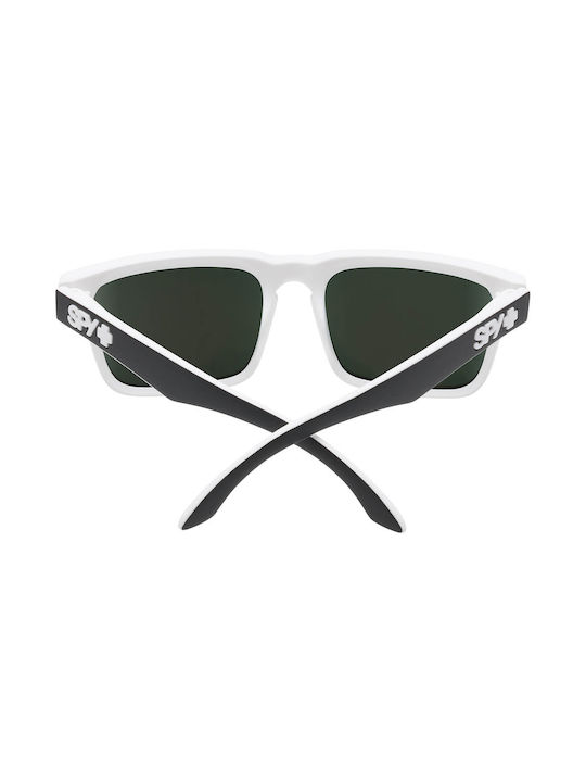 Spy Men's Sunglasses with Black Plastic Frame and Orange Mirror Lens 673015209365
