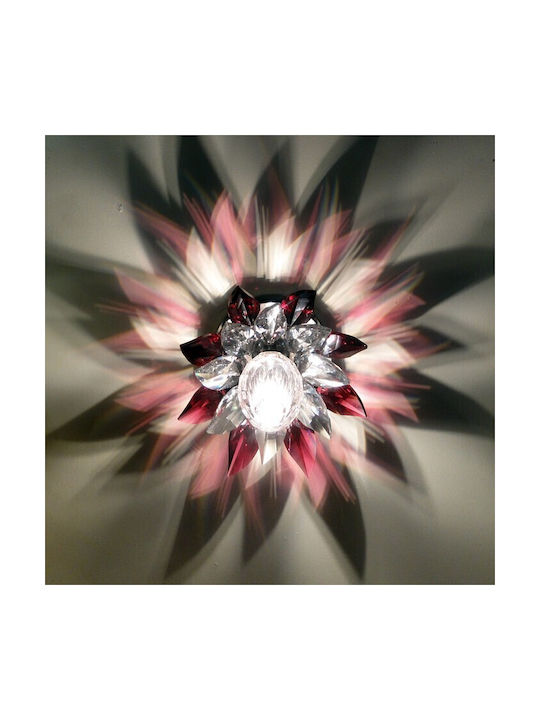DITS Lighting kristallin Einbau Spot 2x2cm. 1Stück