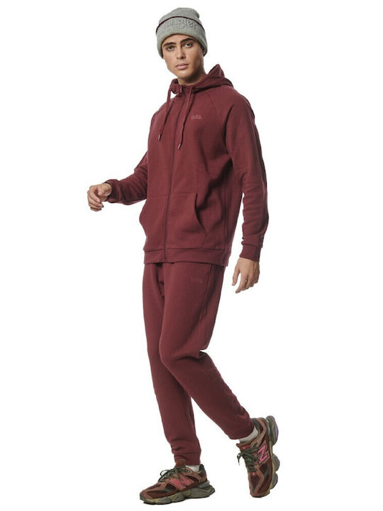 Παντελόνι Φόρμας με Λάστιχο Burgundy