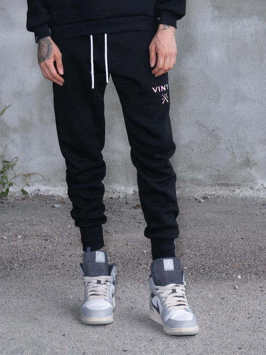 Pantaloni de trening cu Elastic Black