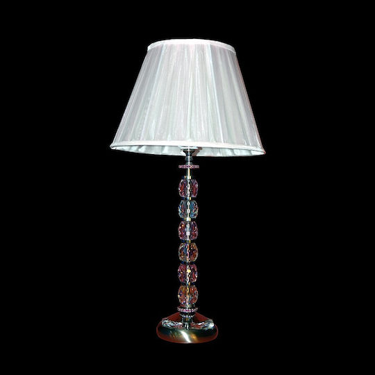 DITS Lighting Κρυστάλλινο Πορτατίφ με Μαύρο Καπέλο