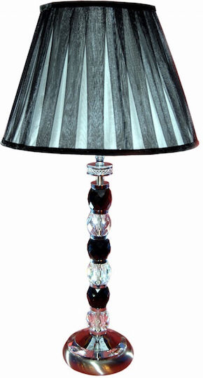 DITS Lighting Cristal Lampă de masă cu Abajur Albastru