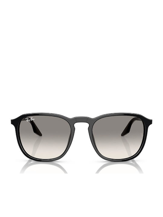 Ray Ban Unisex Ochelari de soare cu Negru Cadru și Gri Degrade Lentilă
