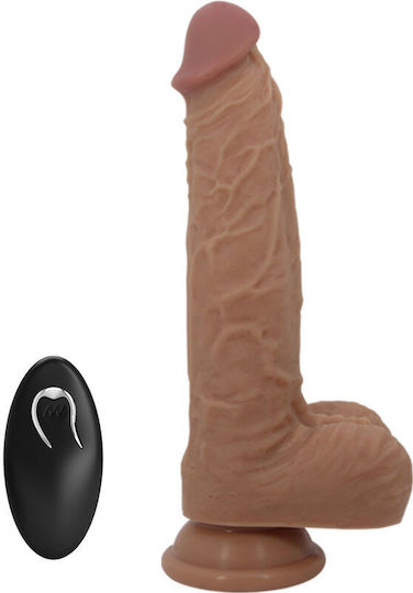 Baile Realistic Vibrator with Remote Control 21cm Flesh