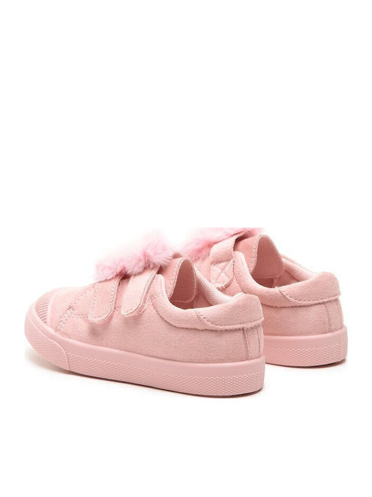 Kinder Sneakers mit Klettverschluss Rosa