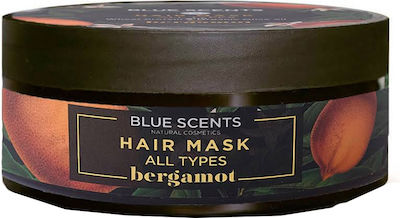 Blue Scents Wheat Protein & Organic Olive Oil Haarmaske Bergamotte für Hydratation 210ml