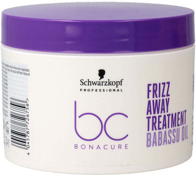 Schwarzkopf Μάσκα Μαλλιών Bonacure Frizz Away Treatment για Λείανση 500ml