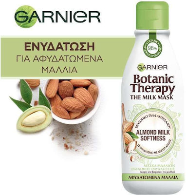 Garnier Botanic Therapy The Milk Mask Almond Milk Softness Haarmaske für Hydratation 250ml