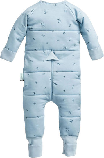 Ergo Pouch Χειμερινός Υπνόσακος με Πόδια Sleep Onesie 2.5 tog Γαλάζιος