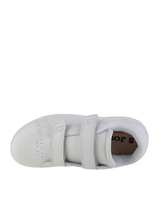 Play Jr Kids Sneakers with Hoop & Loop Closure White