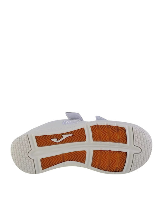 Play Jr Kids Sneakers with Hoop & Loop Closure White