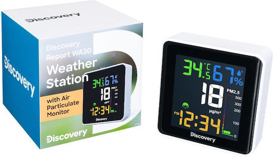 Discovery LEV-78876 Drahtlos Wetterstation Digital Tischplatte