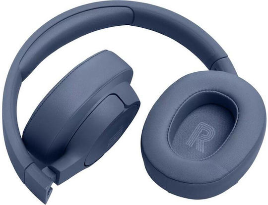 JBL Live 770NC Kabellos / Kabelgebunden Über Ohr Kopfhörer mit 65 Stunden Betriebszeit und Quick Charge Blau
