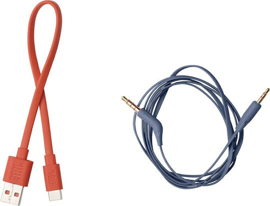 JBL Live 770NC Kabellos / Kabelgebunden Über Ohr Kopfhörer mit 65 Stunden Betriebszeit und Quick Charge Blau