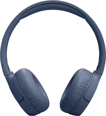 JBL Live 670NC Ασύρματα/Ενσύρματα Over Ear Ακουστικά με 65 ώρες Λειτουργίας και Quick Charge Μπλε